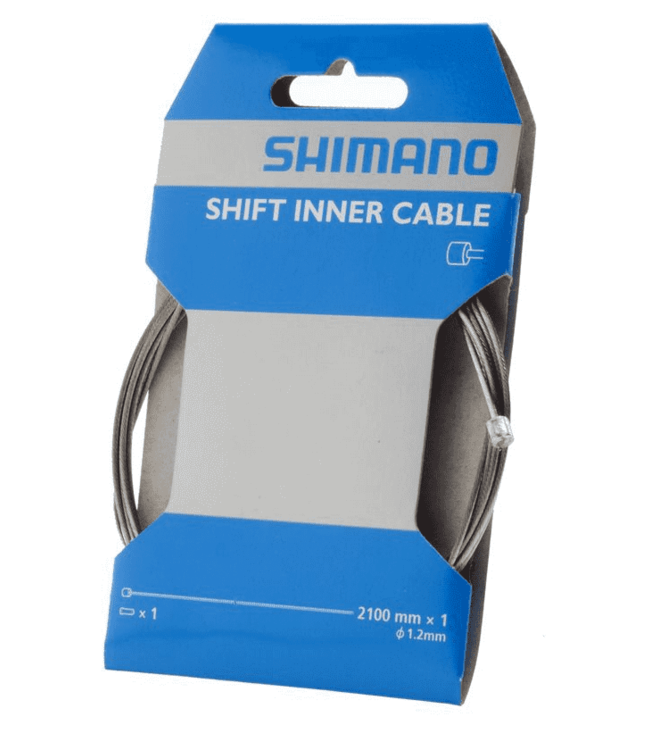 Shimano Shimano Gear Shift Inner Cable 1.2mm x 2100mm (non-stainless)