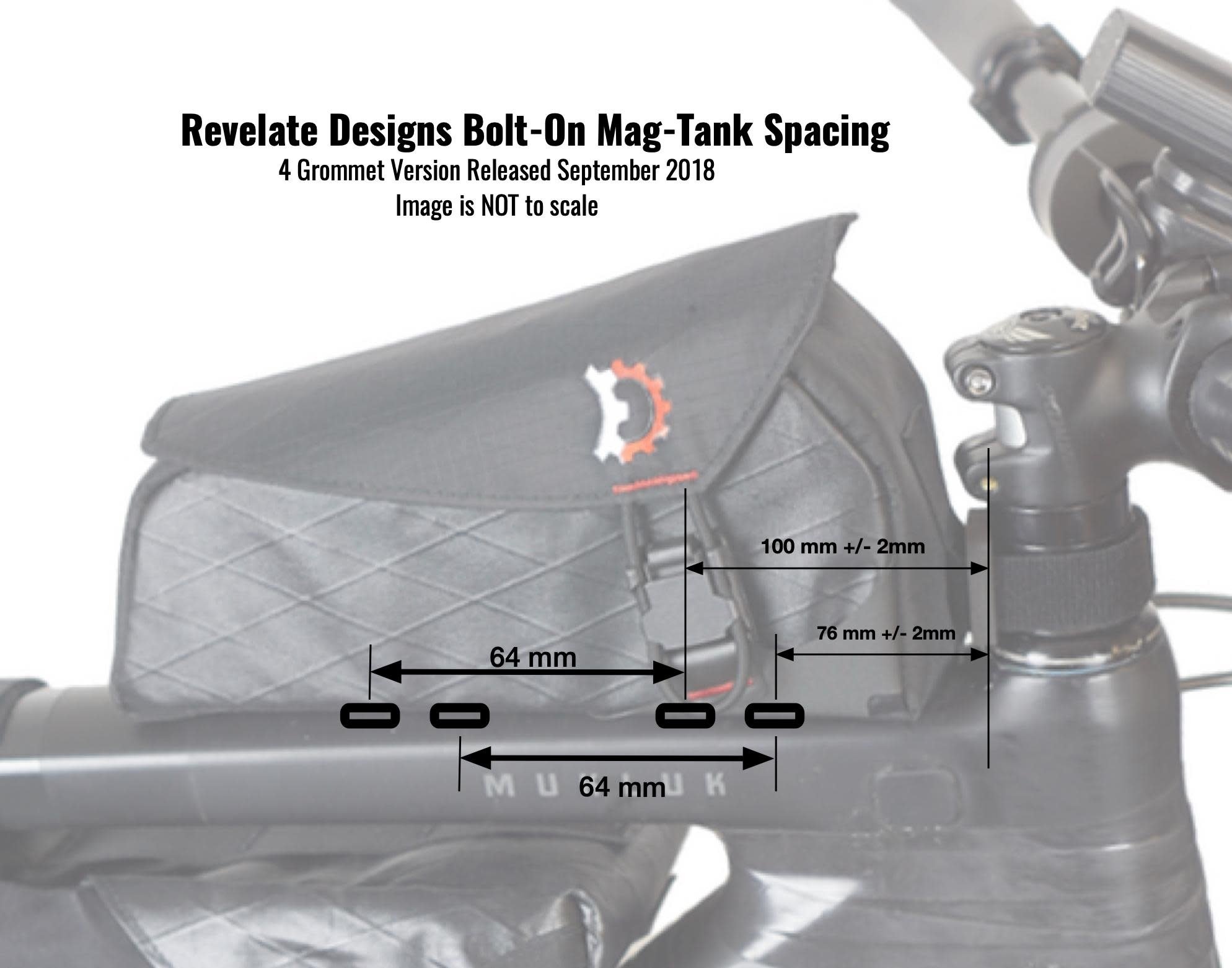 revelate mag tank bolt on