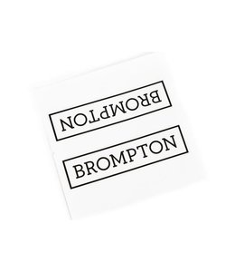 Brompton Brompton Decal Main Frame Brompton Logo Black
