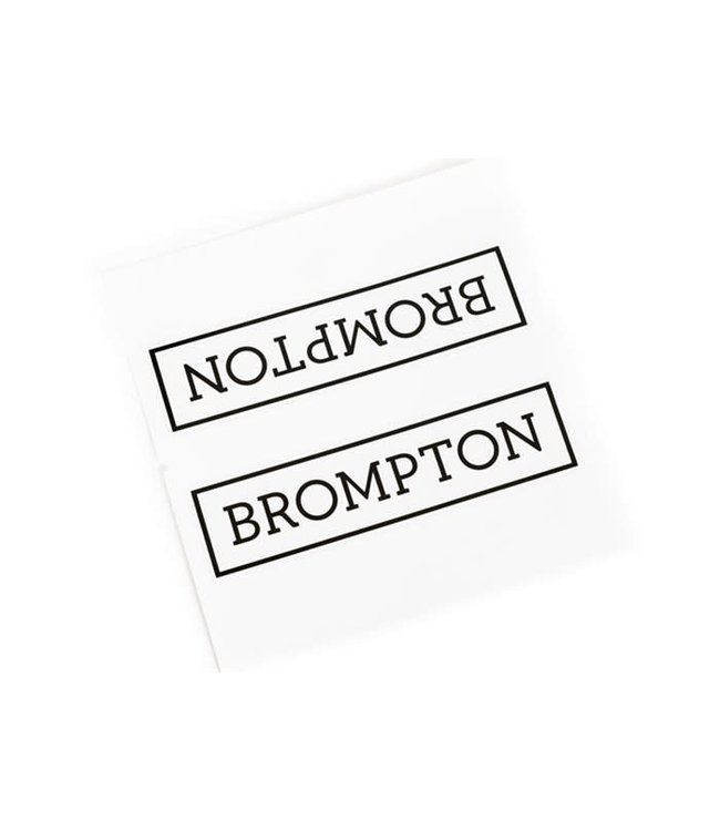Brompton Brompton Decal Main Frame Brompton Logo Black