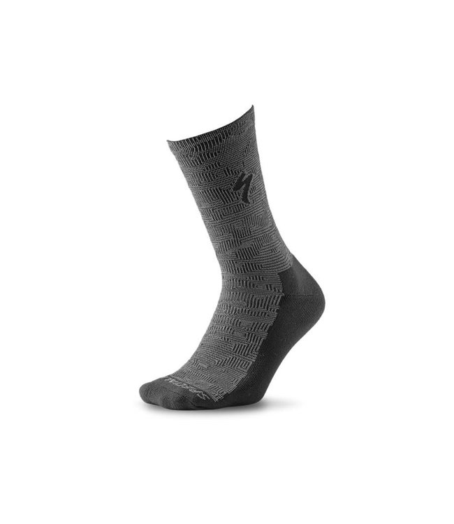Specialized Specialized Sock Primaloft Lightweight Tall Black/Charcoal Terrain