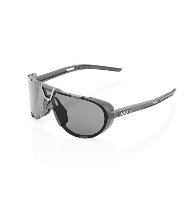 100% 100% Sunglasses Westcraft Matte Black- Smoke Lens