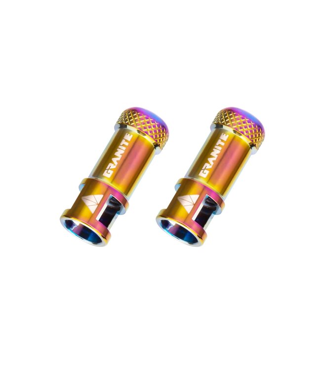 Granite Design Juicy Nipple Valve Cap Pair