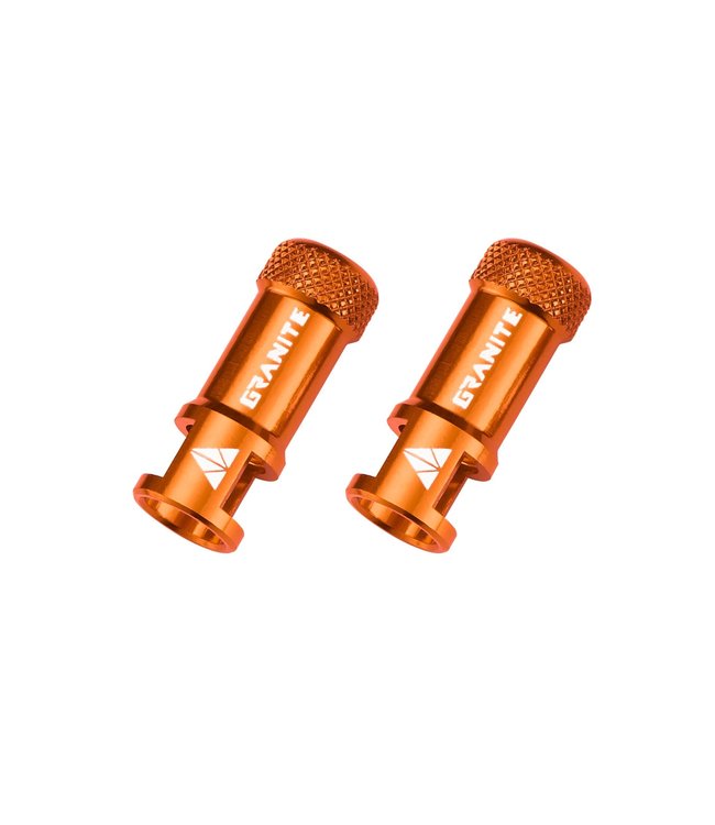 Granite Design Juicy Nipple Valve Cap Pair