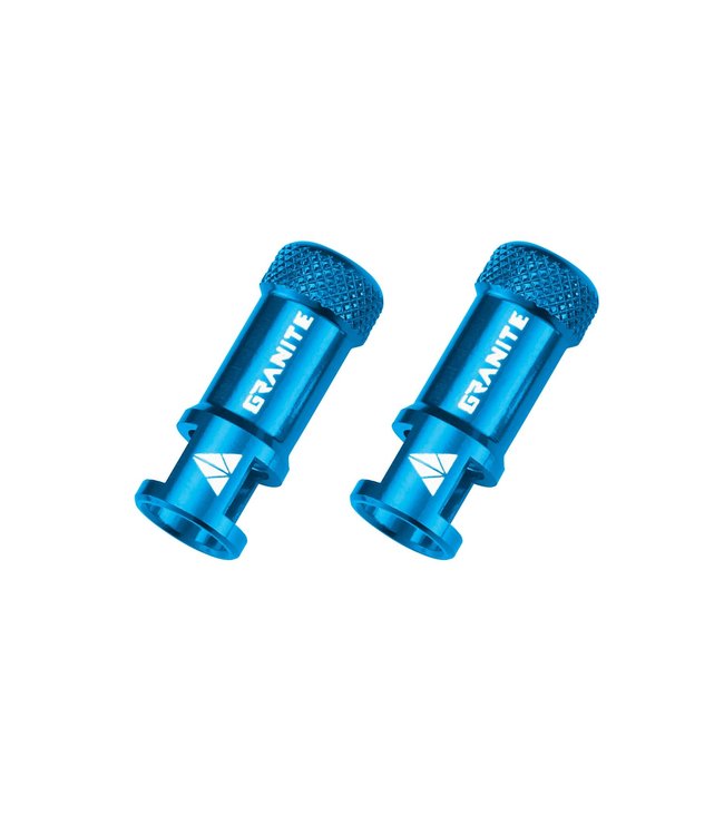 Granite Design Juicy Nipple Valve Cap Pair