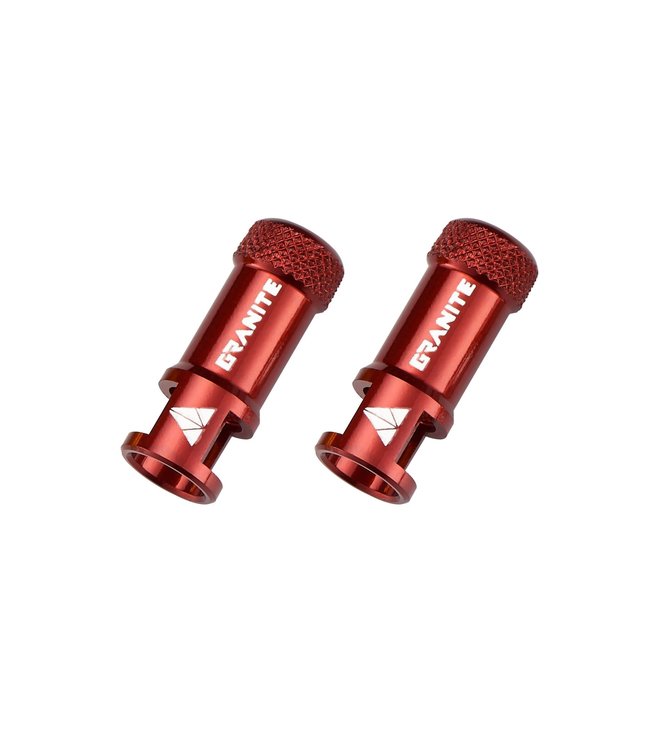 Granite Design Juicy Nipple Valve Cap Pair