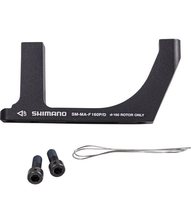 Shimano Shimano Brake Mount Adapter Front 160mm Flat Mount to Post Mount