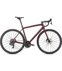Specialized Specialized Aethos Pro Etap Carbon Maroon / Black Tint Edge Fade