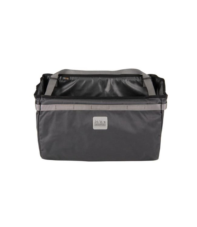 Brompton Brompton  Borough Basket Bag Large Dark Grey with Frame