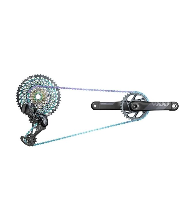 Sram Sram Chain XX1 Eagle Hollowpin 126 Links Powerlock 12 Spd Rainbow