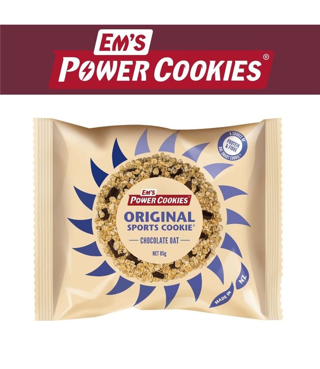 Em's Power Cookie Original Sports Cookie Chocolate Oat - 85g