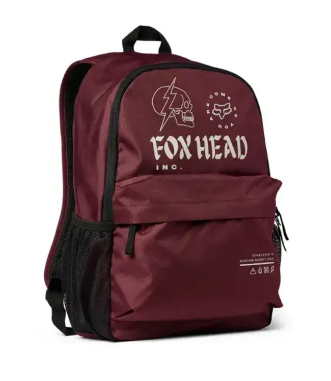Fox Fox Unlearned Backpack Dark Maroon