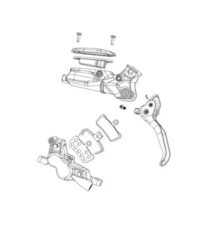 Sram SRAM Disc Brake Pad Set Sintered With Steel Back fits Hydraulic Road Disc, Level Ultimate and Level TLM  Powerful