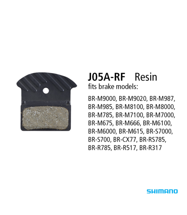 Shimano Shimano J05A-RF Brake Pads With Fin