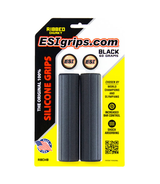 ESI Grips Ribbed Chunky BLACK (RBCHB)