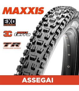 Maxxis Maxxis Assegai - 27.5 X 2.50 WT - Folding TR - EXO 60 TPI - 3C Maxxterra - Black Tyre
