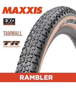 Maxxis Maxxis Rambler - 700 X 40 Folding 60TPI EXO TR Tanwall Tyre
