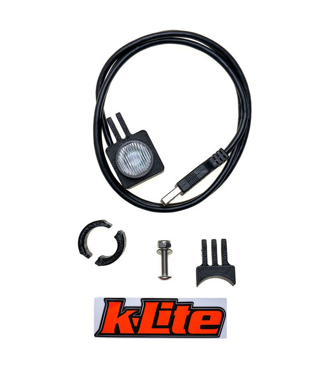 KLite QUBE V2 XL USB Powered LED Flasher Rear Bicycle Light