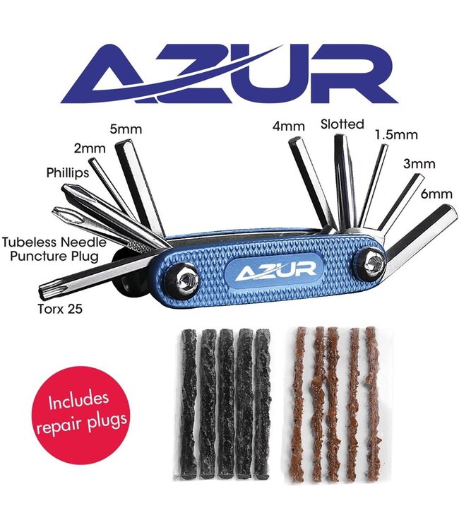 Azur 10 Function - Tubeless Multi Tool With Plugs