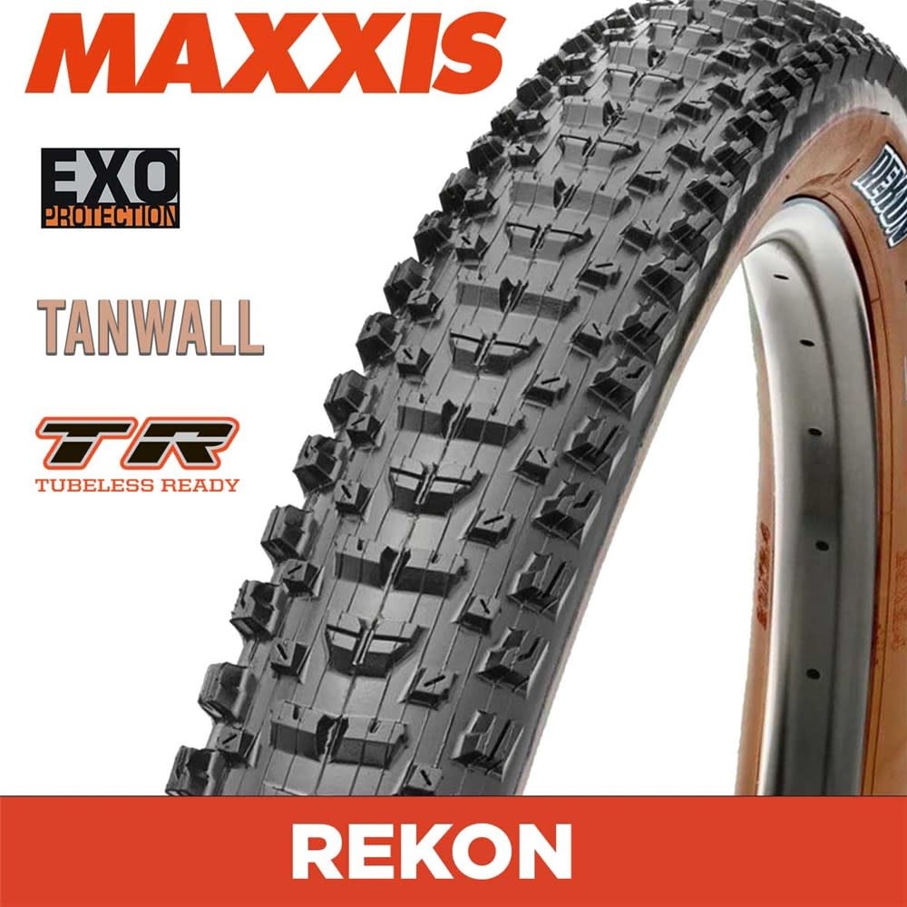 Copy of Maxxis Tyre Rekon 29 x 2.60 Folding 60 TPI EXO TR Tanwall Fold Epic Cycles