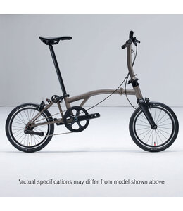 Brompton Brompton T Line Explore - Mid, 24 Speeds: Explore (12 speed). Raw Titanium