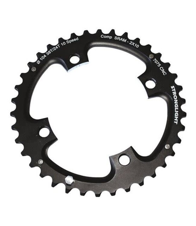 Stronglight Chainring MTB SRAM XO - 104BCD - 2x10 36T BK - 7075 9/10S Outer Ring