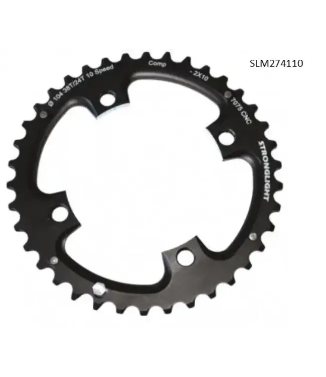 Stronglight Chainring MTB SRAM XO - 104BCD - 2x10 36T BK - 7075 9/10S Outer Ring