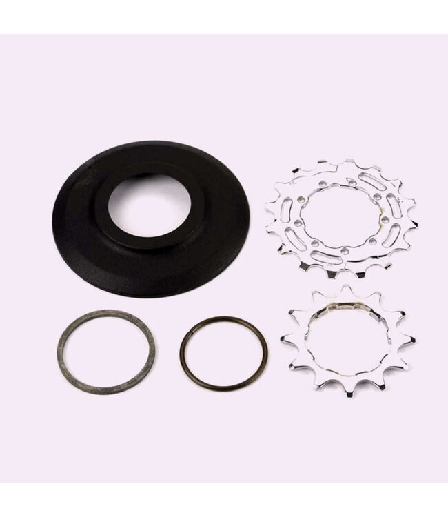 Brompton Brompton Sprocket set incl chain guide disc 3 32 9 spline 12 16T 6 spd Epic Cycles