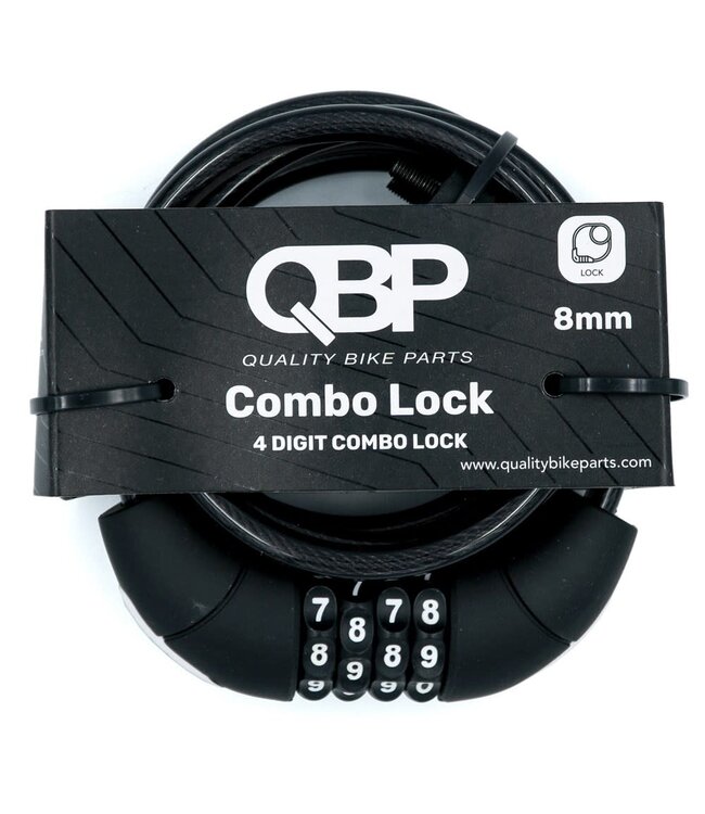 QBP QBP Combo Lock - 8mm X 150Cm