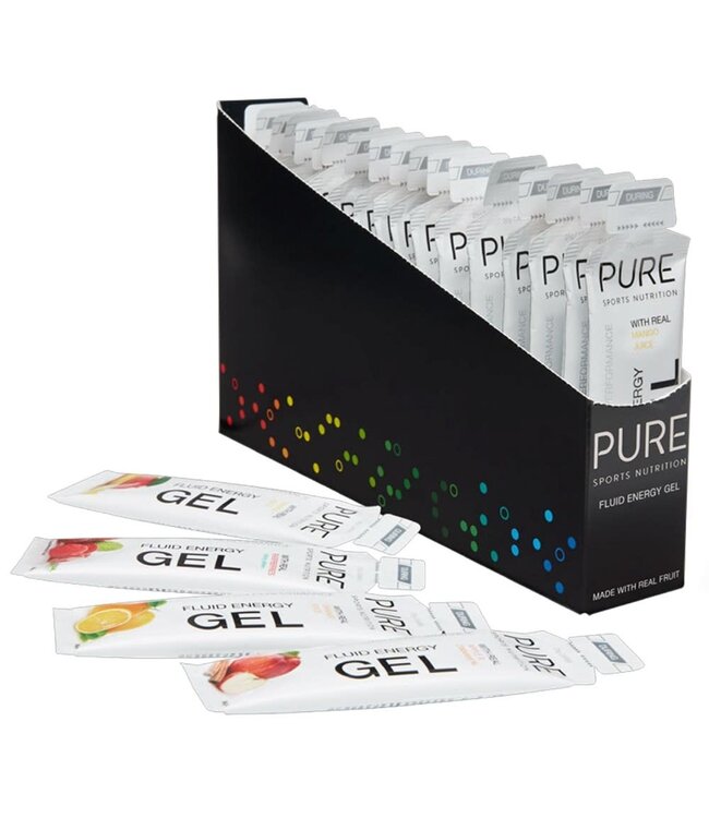 Pure Sports Nutition Pure Fluid Energy Gel Lemon Lime with 30mg Caffeine 50 g