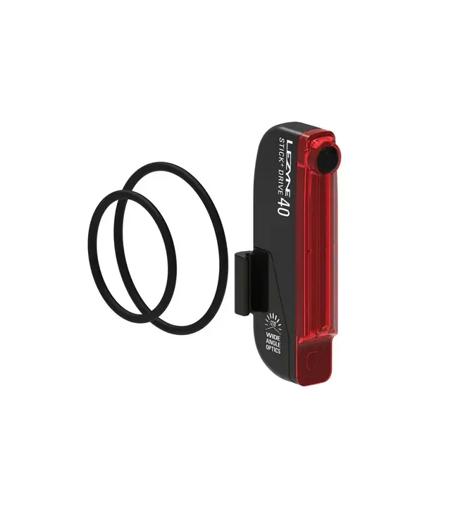 Lezyne Lezyne Stick+ Drive 40 Lumen Rear Light USB Magnetic Clip