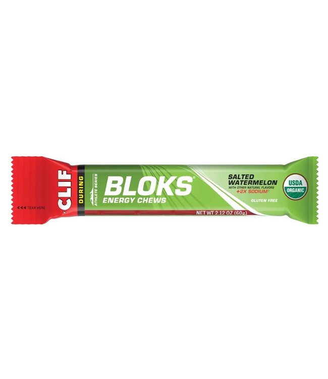 Clif Bloks Energy Chews Salted Watermelon 100MG Sodium