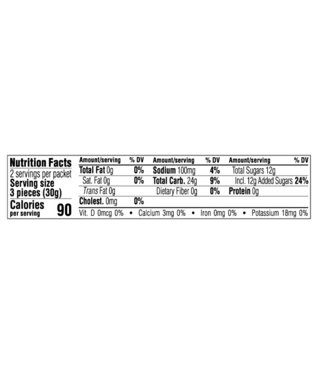 Clif Bloks Energy Chews Salted Watermelon 100MG Sodium