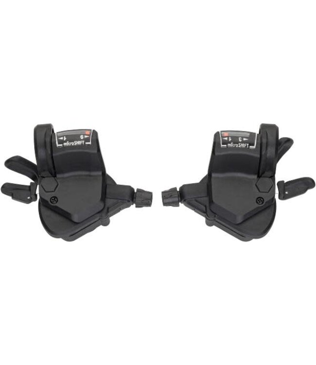 MICROSHIFT Thumb Tap Shifter - MEZZO TS39 - 2 x 8 Speed - Pair (Shimano Mountain)