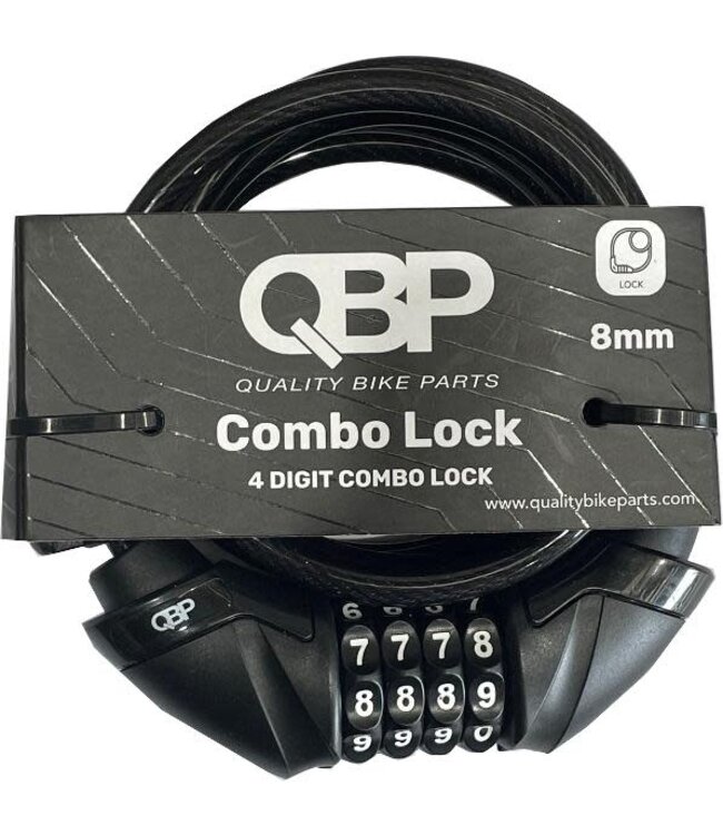 QBP QBP Combo Lock - 8mm X 150Cm