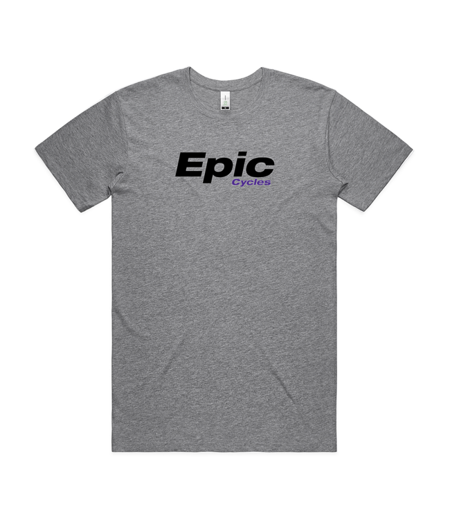 Epic Cycles Epic Cycles T-Shirt Grey / Black & Purple Stacked