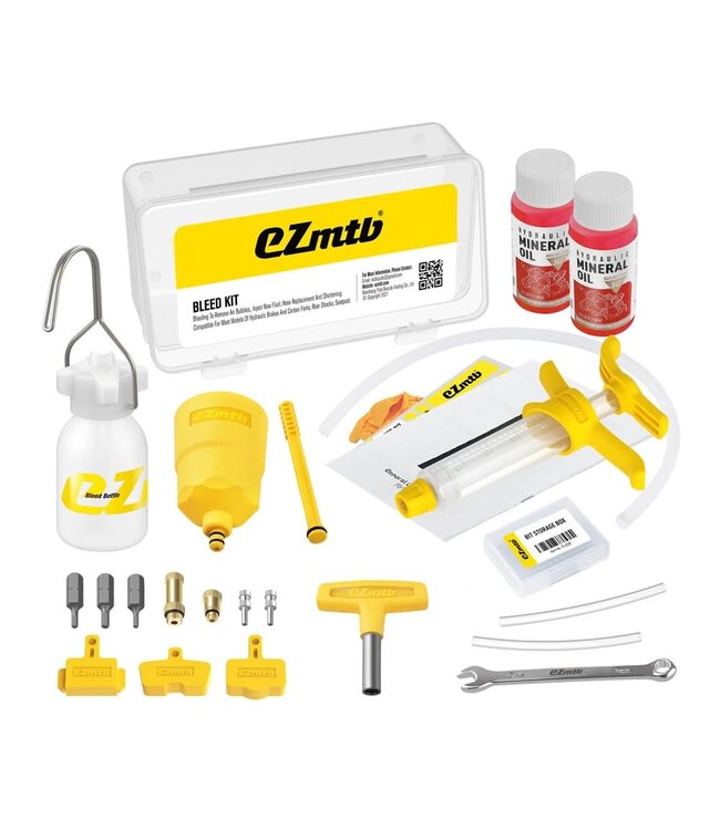 EZmtb EZMTB Brake Bleed Kit - Shimano with 2 x Mineral Oil