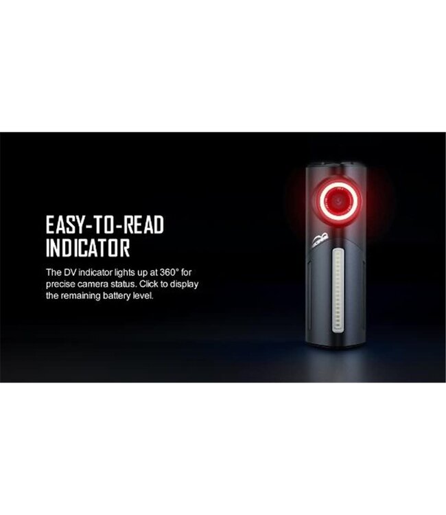 Magicshine Magicshine Rear Camera Light - SeeMee DV 1080P/30FPS - USB-C Charge - IPX6 - 110 HR Runtime