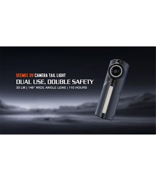 Magicshine Magicshine Rear Camera Light - SeeMee DV 1080P/30FPS - USB-C Charge - IPX6 - 110 HR Runtime