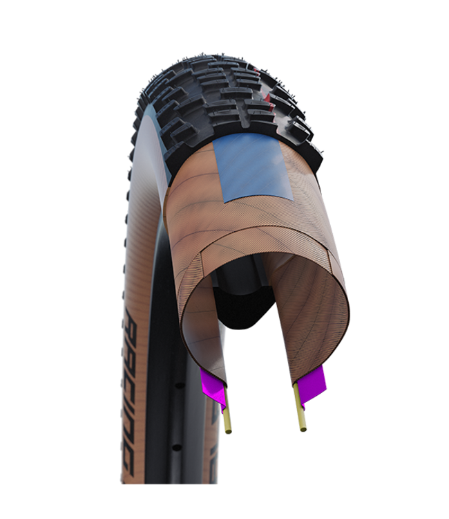 Schwalbe Thunder Burt Tyre 29 x 2.25" Super Race Addix Speed Evolution Line Transparent Skin TL Easy