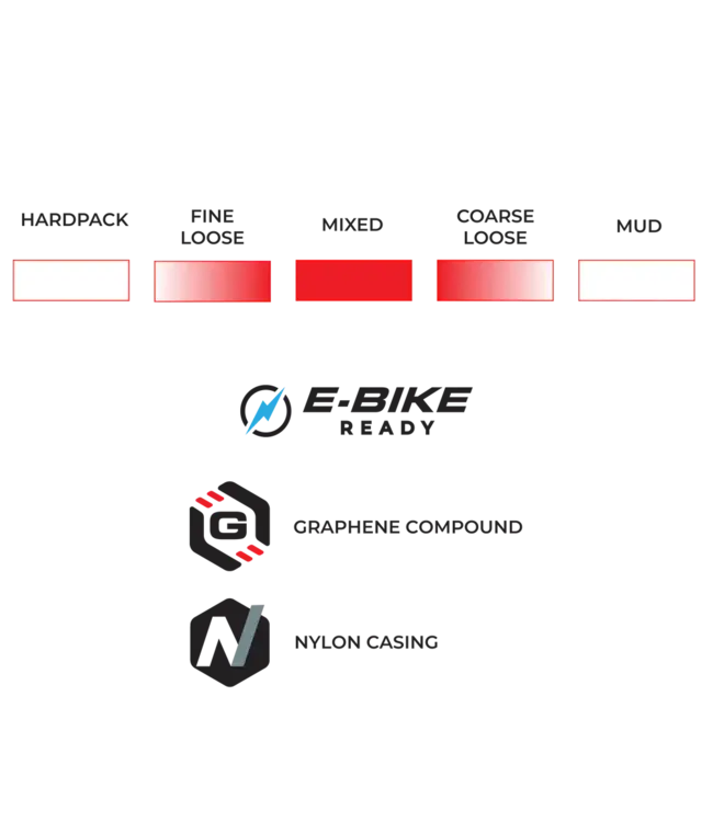 Vittoria Terreno 700 x 50 T50 Mixed Gravel Endurance Tyre Black TLR