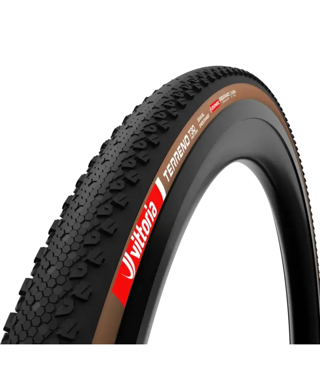 Vittoria Terreno 700 x 40 T30 Fine Loose Gravel Endurance Tyre Brown Wall TLR