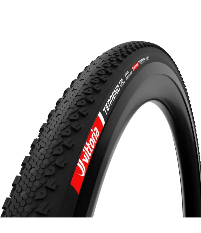 Vittoria Terreno 700 x 50 T30 Fine Loose Gravel Endurance Tyre Black TLR