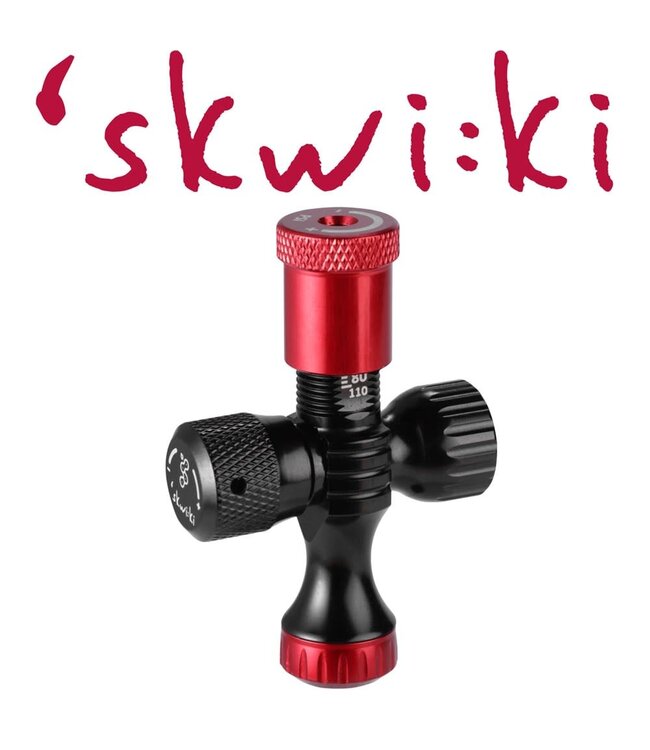 Skwi:ki Skwi:ki CO2 Preset Inflator Black-Red