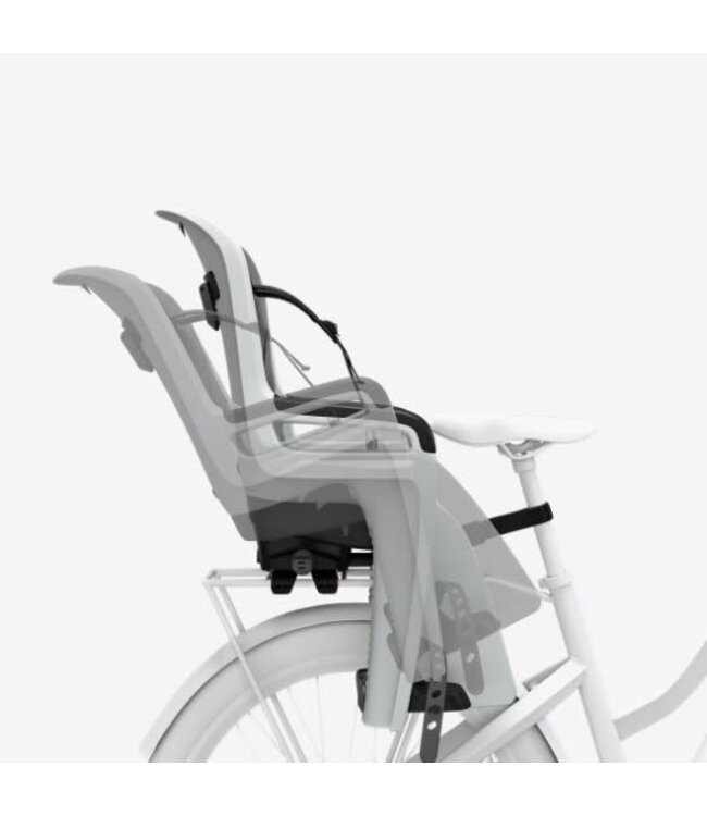 Thule RideAlong 2 Rack Mounted Tiltable Child Bike Seat Light Gray