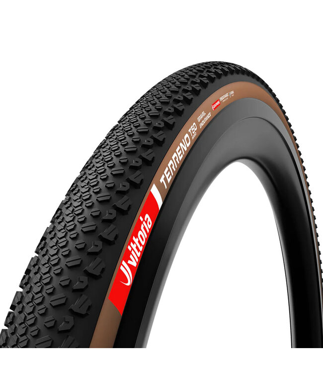 Vittoria Terreno 700 x 45 T50 Mixed Gravel Endurance Tyre G2 Brown Wall TLR