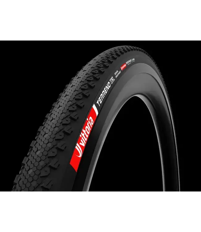 Vittoria Terreno 700 x 40 T30 Fine LooseGravel Endurance Tyre G2 Black TLR