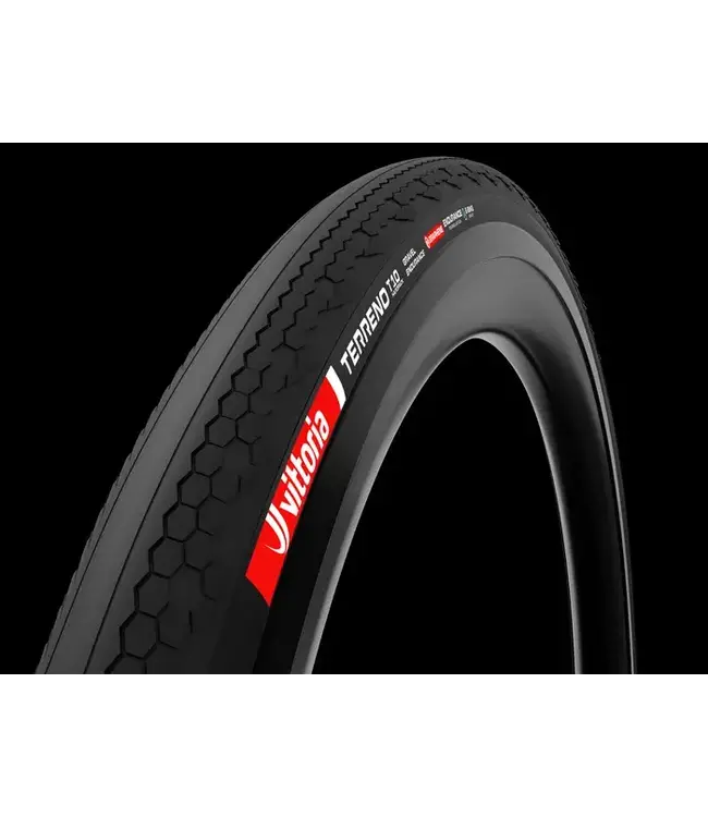 Vittoria Terreno 700 x 40 T10 Hardpack Gravel Endurance Tyre G2 Black TLR