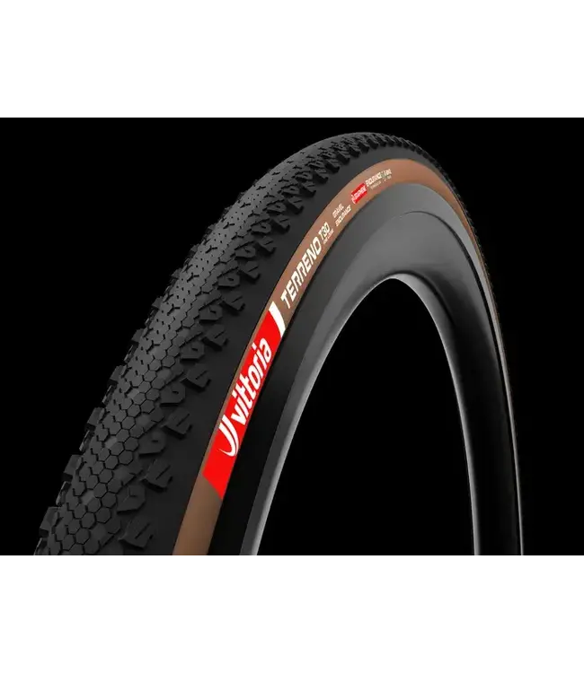 Vittoria Terreno 700 x 45 T30 Fine Loose Gravel Endurance Tyre G2 Brown Wall TLR