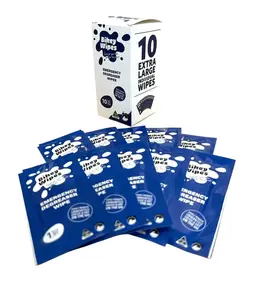 Bikey Wipes Bikey Wipes Emergency Degreaser Wipes - Box of 10